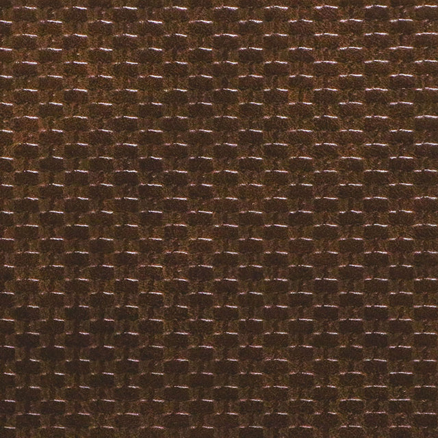 Brown Weave Faux Leather - 1/2 Yard Cut