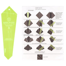 Burst Block Template for 10" Squares