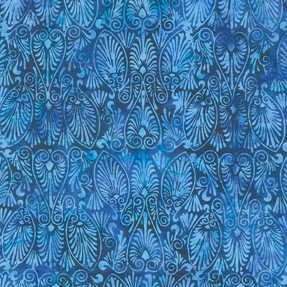 Buttercup Batiks - Tiles Ocean Yardage