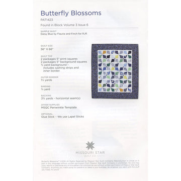 Butterfly Blossoms Quilt Pattern by Missouri Star