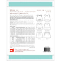 Butterfly Blouse and Skirt Pattern - 6M thru 4
