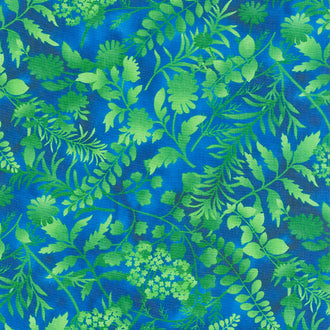 Butterfly Paradise - Silhouettes Royal Yardage