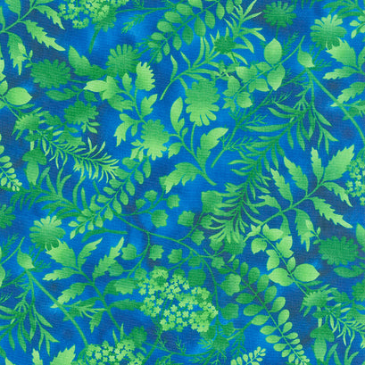 Butterfly Paradise - Silhouettes Royal Yardage