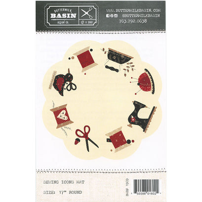 Buttermilk Basin Sewing Icons Mat Pattern