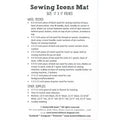 Buttermilk Basin Sewing Icons Mat Pattern