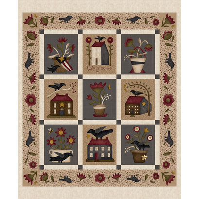 Buttermilk Blossoms - Cream Panel