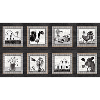 Buttermilk Farmstead - Farm Block Black Panel