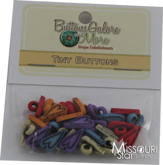 Button Bag - Tiny Folk Heart