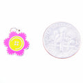 Button Flower Charm by Pin Peddlers