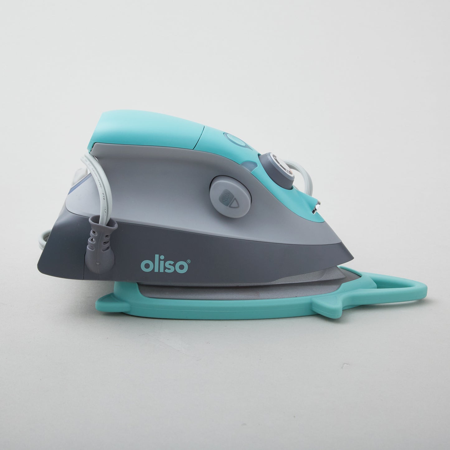Oliso® M3PRO Mini Project Iron with Trivet - Aqua Primary Image