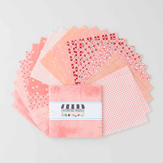 Handpicked Produce Bright Basics Apricot Blush 5" Stackers 24 pcs.