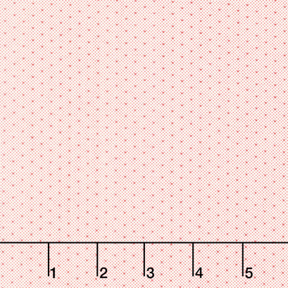 Red and White Gatherings - Double Dot Vanilla Yardage