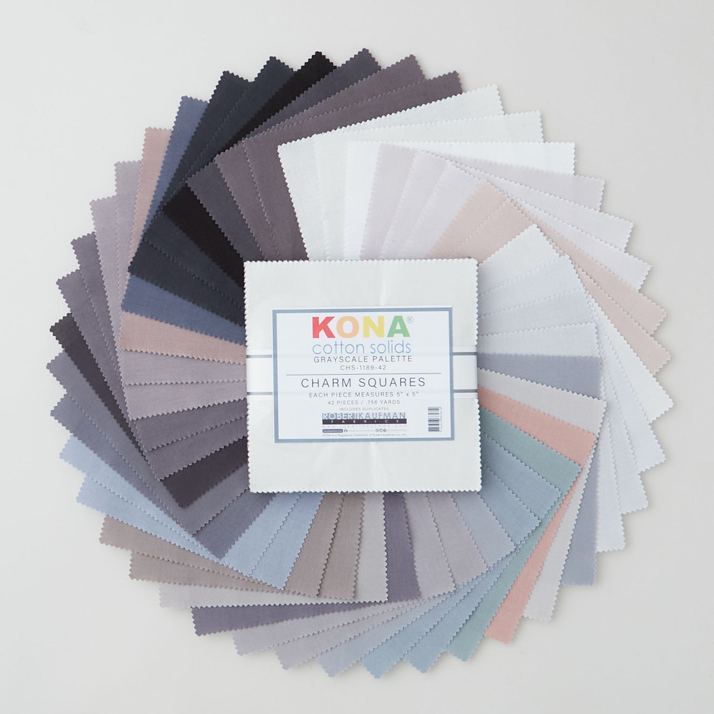 Kona Cotton - Grayscale Palette Charm Pack Primary Image