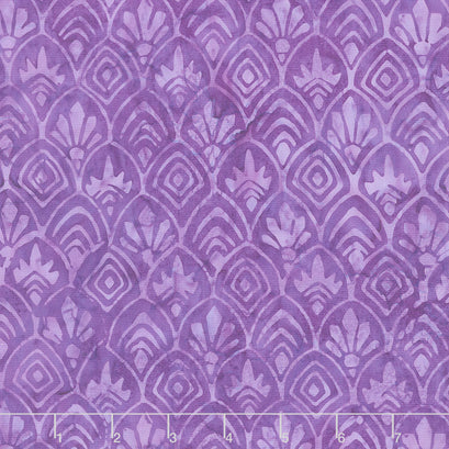 Tonga Batiks - Gumdrop Vintage Shield Diamond Grape Yardage