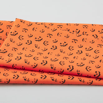 Storybook Halloween - Jack-o-Lantern Orange One Yard Cut
