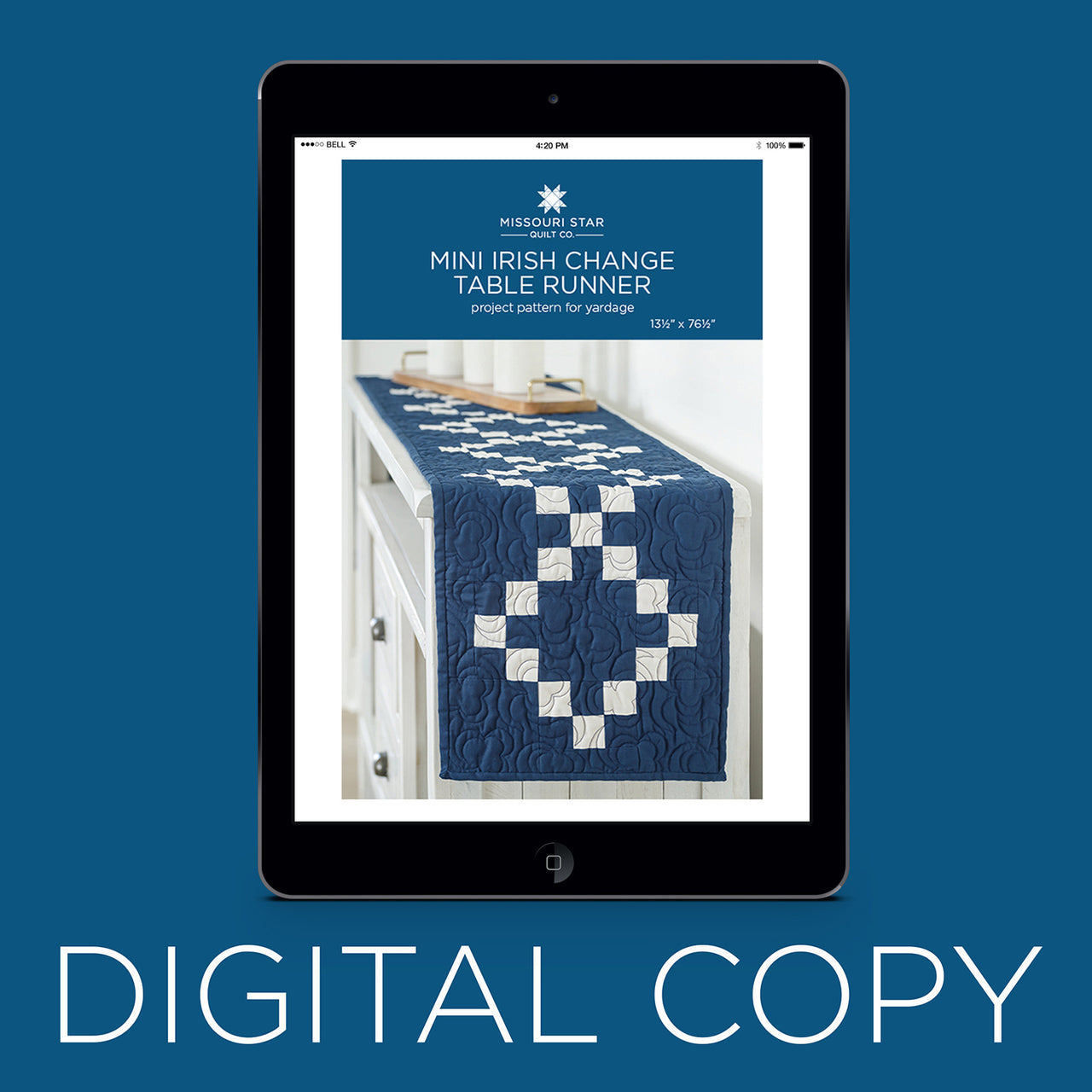 Digital Download - Mini Irish Change Table Runner Pattern by Missouri Star Primary Image