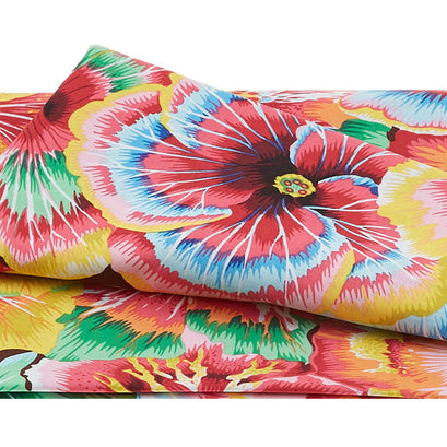 Treasure Island - Hibiscus Multi 2 Yard Cut