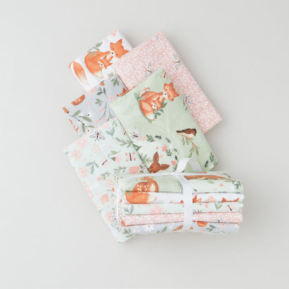 Baby in Bloom 5 Piece Flannel Fat Quarter Bundle