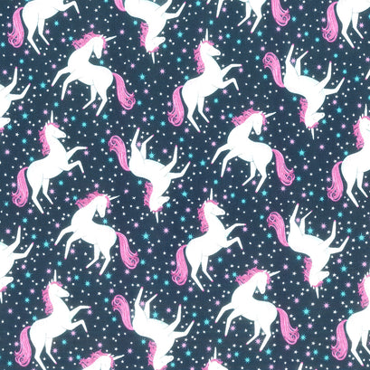Unicorn Dreams - Unicorn Toss Charcoal Yardage