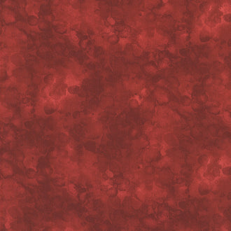 Solid-Ish - Solid-Ish Watercolor Texture Merlot Yardage