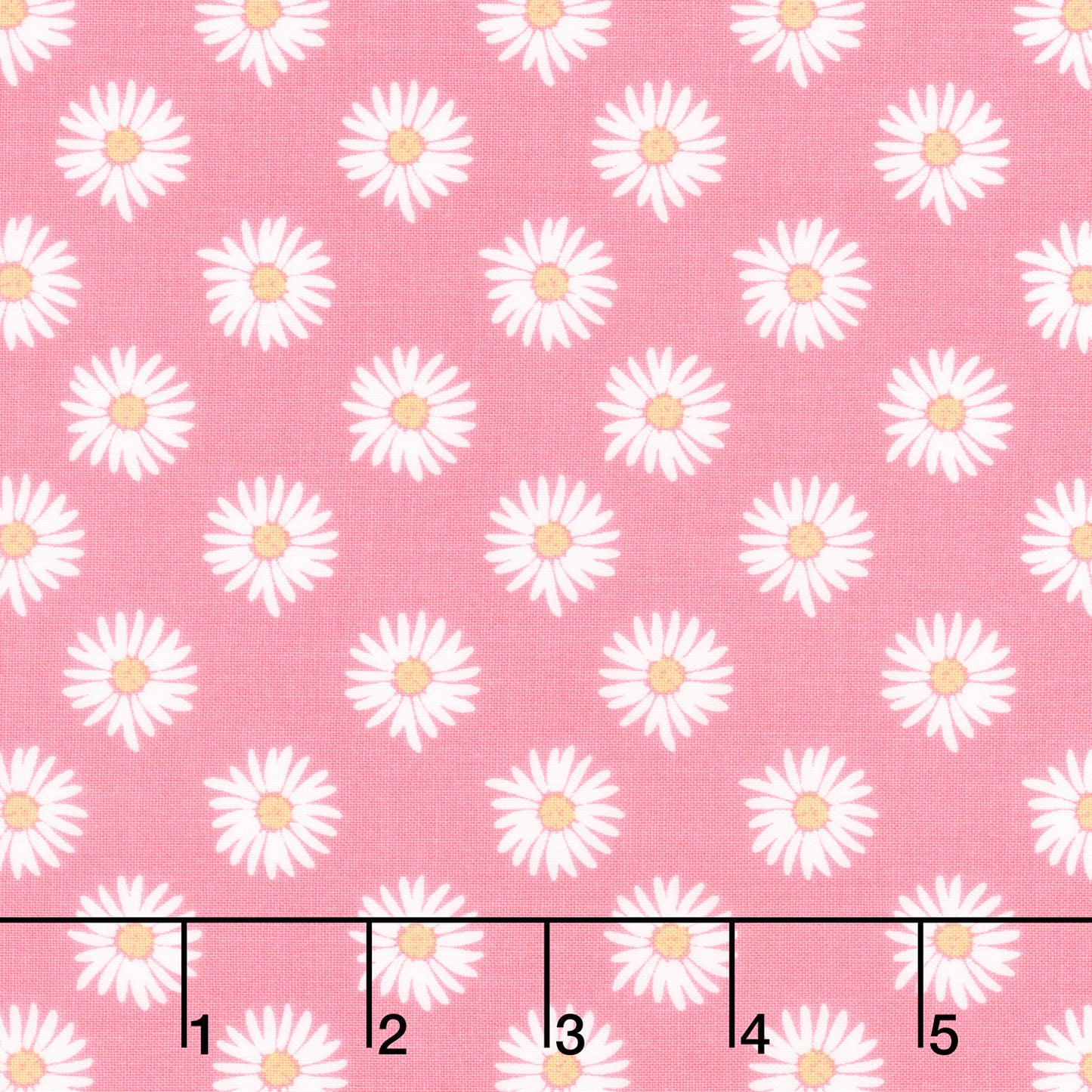 Flora No. 6 - Daisies Pink Yardage Primary Image