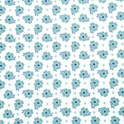 Bee Vintage - Floral Seaglass 108" Wide Backing