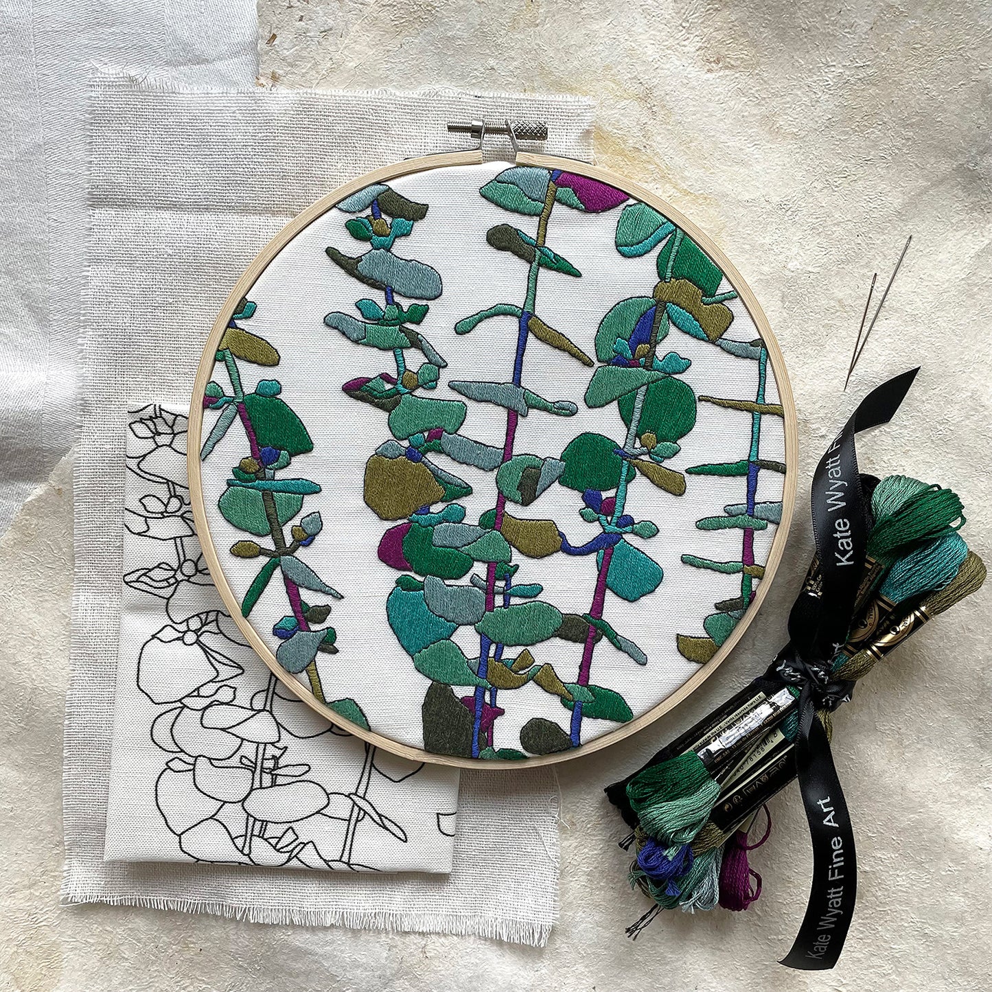 Eucalyptus Botanical Embroidery Kit Primary Image