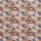 Military - Marines Camo Flag Multi Yardage Primary Image