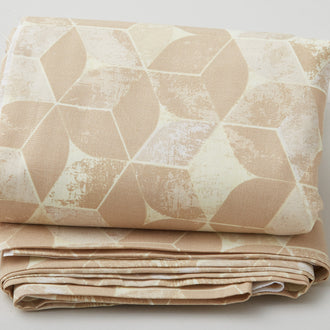 Tumbling Blocks - Natural 108" Wide 3 Yard Cut