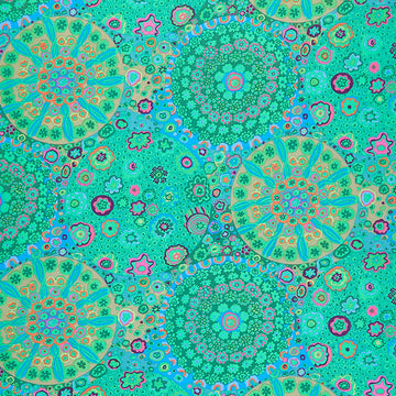 Kaffe Fassett Collective Tides - Millifiore Jade Yardage Primary Image