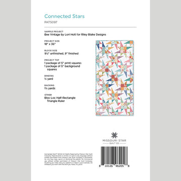 Digital Download - Connected Stars Quilt Pattern by Missouri Star Alternative View #1