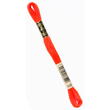 DMC Embroidery Floss - 608 Bright Orange Primary Image