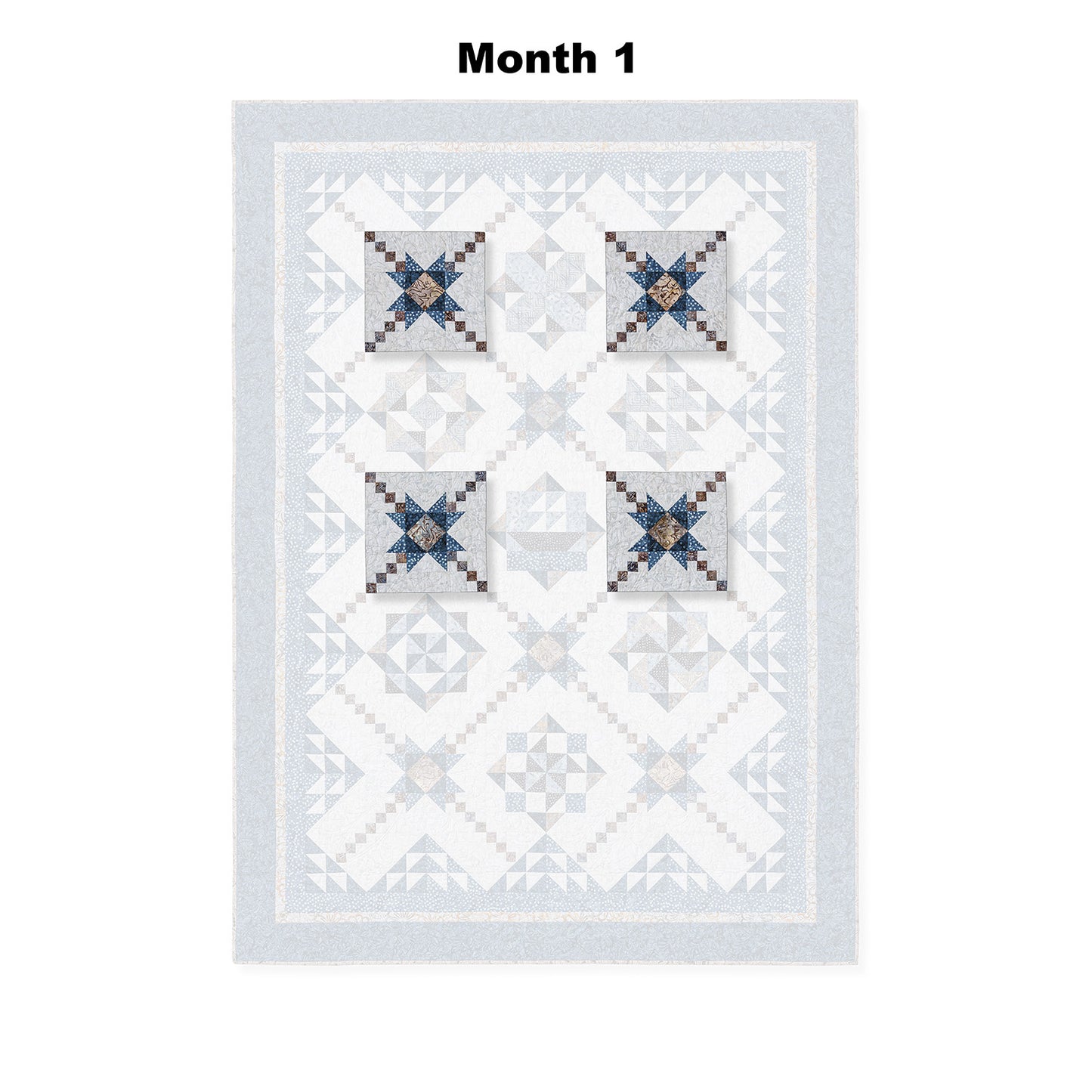 Tonga Lakeside Rough Waters Block of the Month Alternative View #2