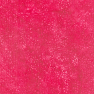 Tropical Oasis Batiks - Dot Pink Punch Yardage