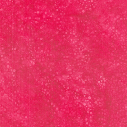 Tropical Oasis Batiks - Dot Pink Punch Yardage