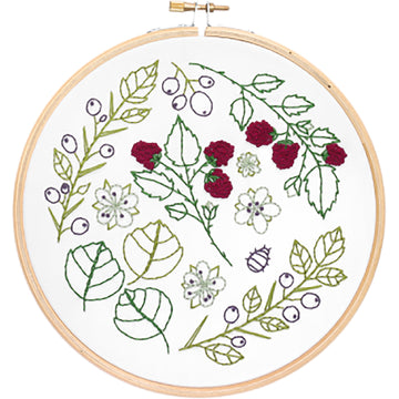 Blackthorn Bramble Embroidery Kit Alternative View #1
