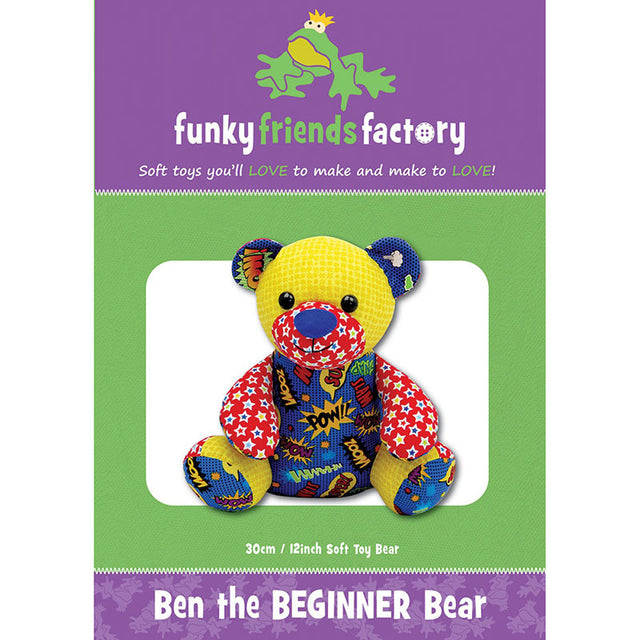 Ben the Beginner Bear Funky Friends Factory Pattern Primary Image