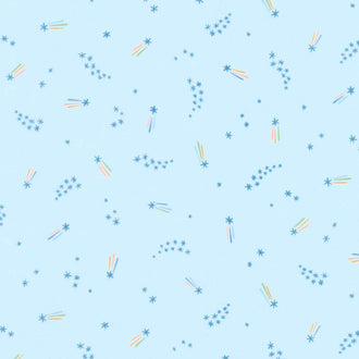 Cozy Cotton Flannels - Over the Moon Full Collection Shooting Stars Sky Yardage