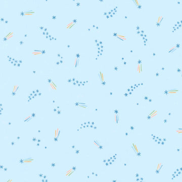 Cozy Cotton Flannels - Over the Moon Full Collection Shooting Stars Sky Yardage Primary Image