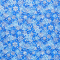 Holiday Flourish Blue - Snowflakes Blue Metallic Yardage Primary Image