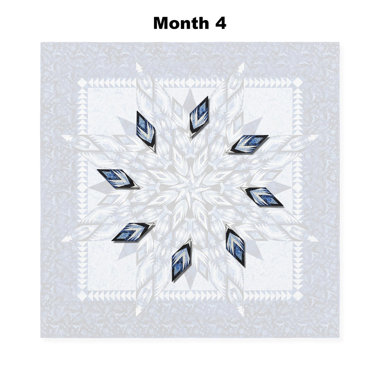 Winter's Glow Block of the Month Alternative View #5