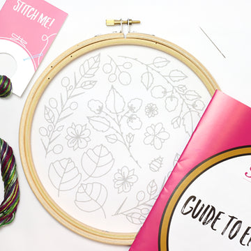 Blackthorn Bramble Embroidery Kit Alternative View #2