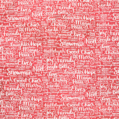 Comfort and Joy - Holiday Feels Red Yardage