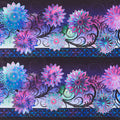 Dazzle - Border Stripe Purple Yardage Primary Image