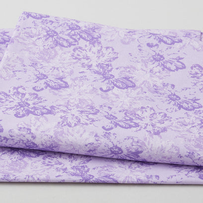 Floral Mash Up Blender - Lilac 2 Yard Cut