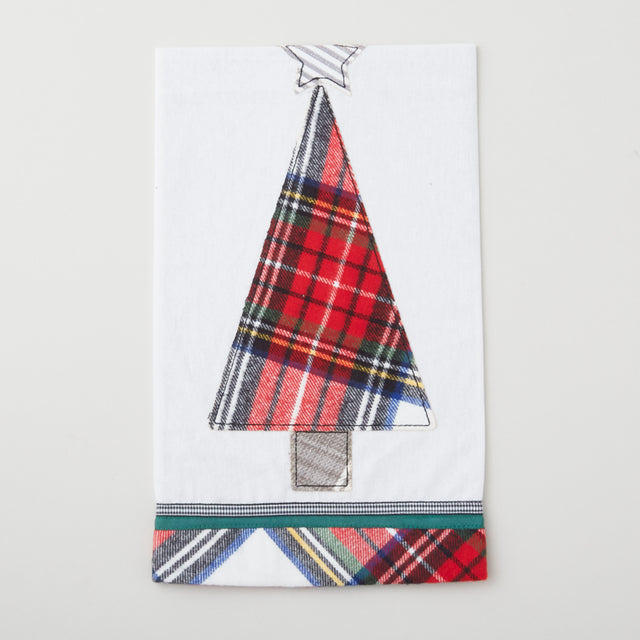 Merry Christmas Tree Tea Towel - FOR WEBSITE AND HOLIDAY STORE Primary Image