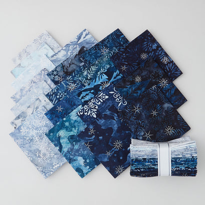 Artisan Batiks - Winter Wonderland Evening Colorstory Fat Quarter Bundle