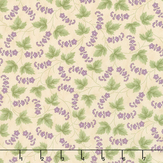 Iris and Ivy - Ivy Covered Ivory Yardage