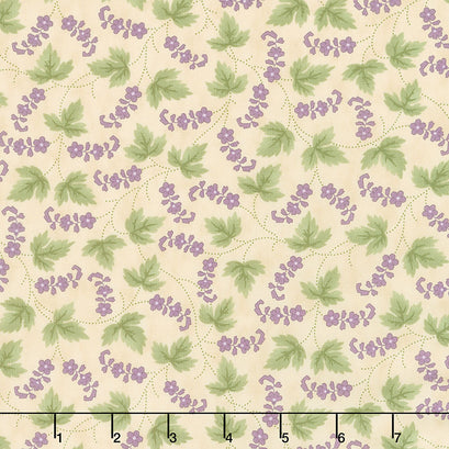Iris and Ivy - Ivy Covered Ivory Yardage