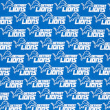 NFL - Detroit Lions Blue White Yardage Primary Image
